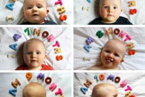 Ideas de fotos para el primer año de tu hijo.