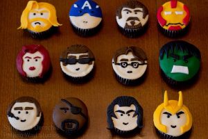 Cupcakes Avengers.