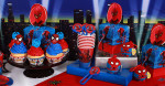mesa de fiesta spiderman